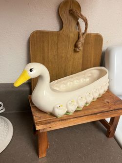 Vintage duck  dish holder