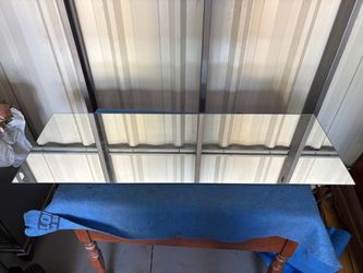 Frameless mirror rectangle shape
