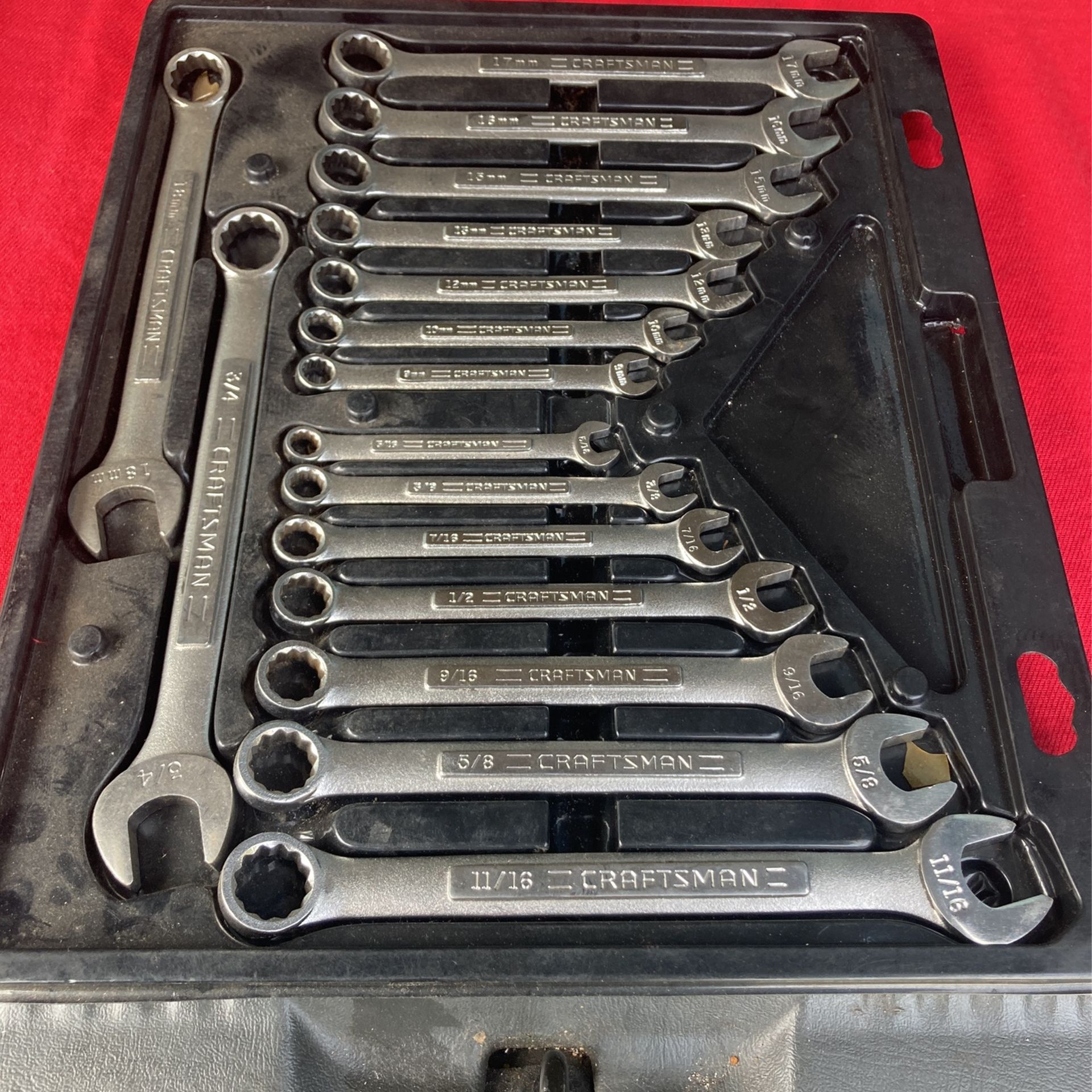 Craftsman Wrenches, Metric And Standard