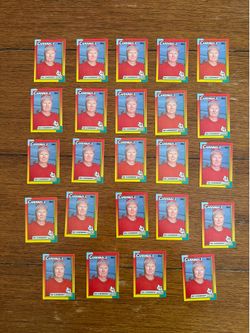 24 card Lot of  1990 Topps Traded #113T Red Schoendienst MG St. Louis Card