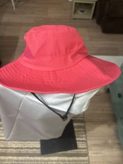 Brand New SunShade Wide Brim Sun Hat with Chin Strap