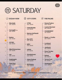 Selling 1 Saturday ticket for Crssd festival San Diego