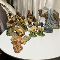 Vintage Italy? Antique Nativity Figures Christmas
