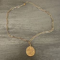Gold Plated Pendant Necklace