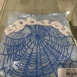 Sky Blue Sp5der Hoodie Best Quality