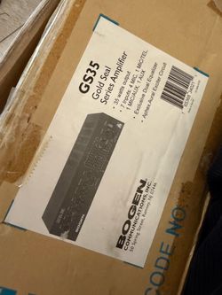 Bogen gold seal series amplifier