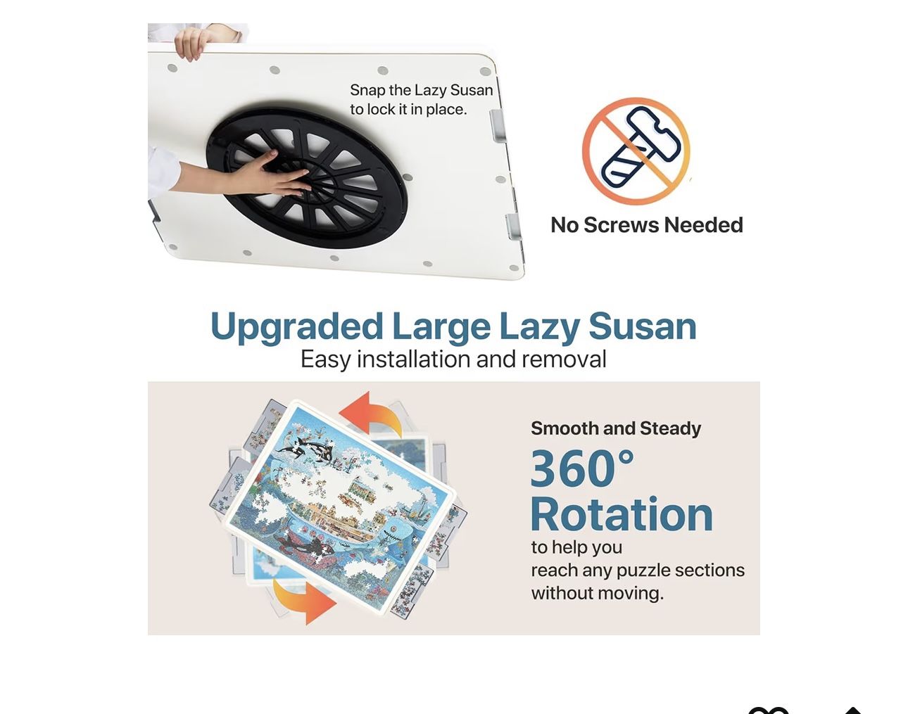 Puzzle Board Holder/ New In Box