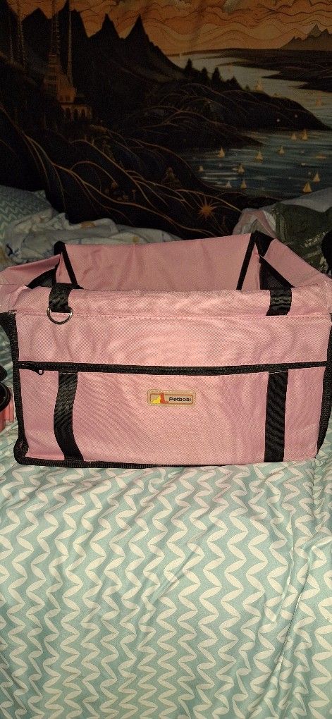 PET CAR SEAT PINK COLOR