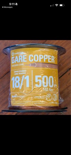 Southwire 500 ft. 18-Gauge Stranded SD Bare Copper Grounding Wire (contact info removed)5