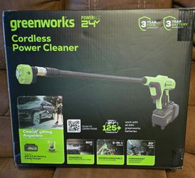 Greenworks Cordless Power Cleaner Kit
