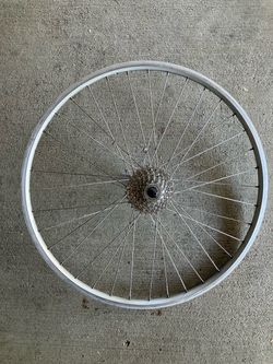 26" Rear Mountain / Hybrid Bike Wheel - Shimano Hub - 8 Speed Cassette