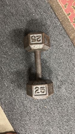 25lb dumbell