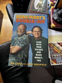 Ben And Jerry : Double-Dip Book. Signed. 