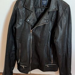 Black Leather Motorcycle Jacket