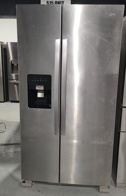 Whirlpool Side-by-Side Stainless Steel Refrigerator
