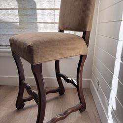 2 Tan Upholstered Chairs — Great Condition