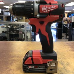Milwaukee 1/2” Drill W/ Battery (Signs Of Wear) 