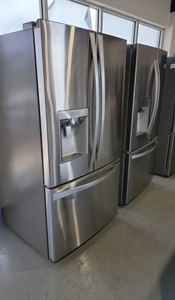Kenmore 3 Door Stainless Steel Refrigerator Fridge
