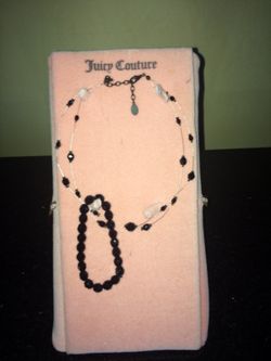 Bebe Invisible Necklace And Bracelet
