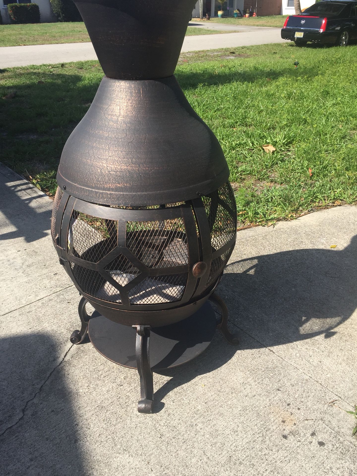 Large cast iron chiminea 5' tall for Sale in Fort Myers, FL - OfferUp