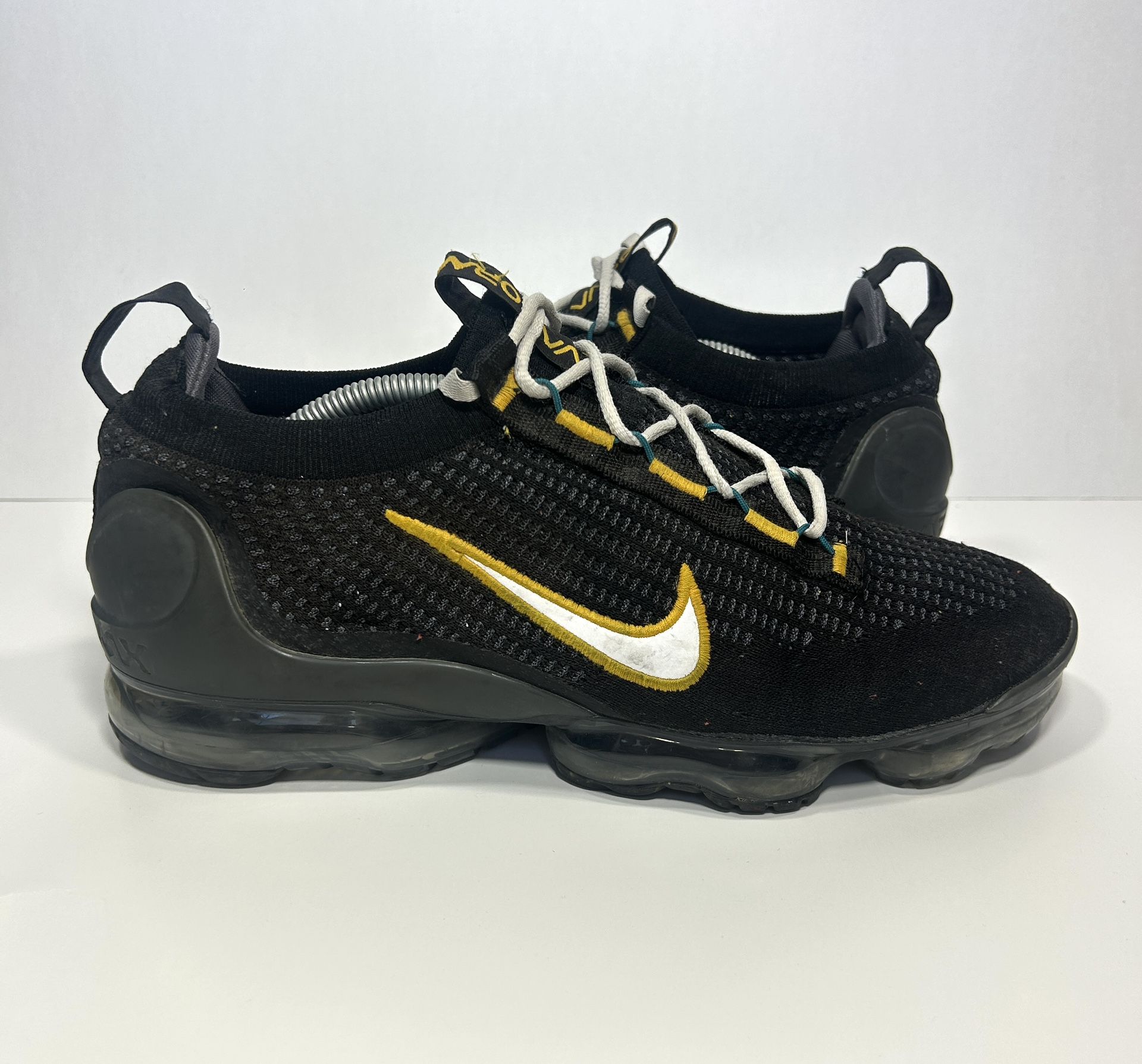 Nike Air VaporMax 2021 FK ‘Black University Gold’ (DH4086 001) Shoes Size: 11 M