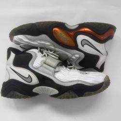 Size 10 Men 2012 Nike Air Zoom Turf Jet 97 Copper/Metallic BARRY SANDERS Sneakers VINTAGE