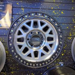 Kmc Grs Black Ring Machine Face