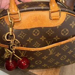 LOUIS VUITTON Monogram Trueville Hand Bag Brown  Authentic LV  wallet and key chain separate price 