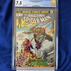 Amazing Spider-Man #122 CGC 7.5 1973 Death of the Green Goblin Marvel