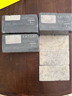 Travertine Tile - Silver Crescent  Floor or Wall Tile