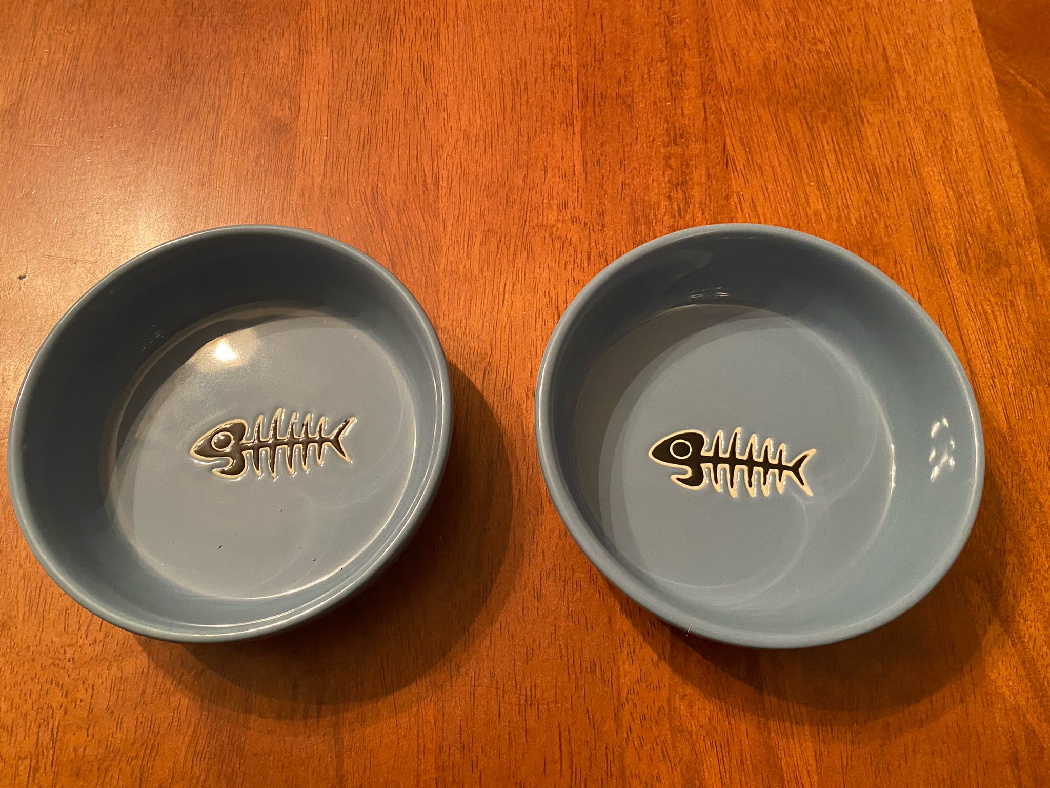 Cute Cat Food and Water Bowls