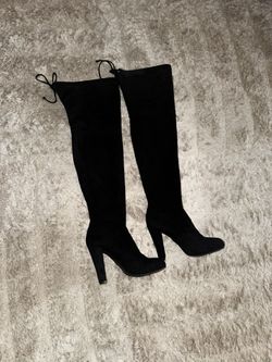 Over The Knee Suede Boots 
