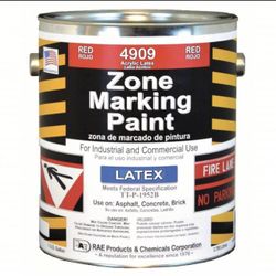 Latex Fire Line Red Marking Paint
