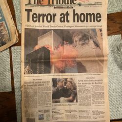 Sept 12 2001 Newspaper From Scranton PA