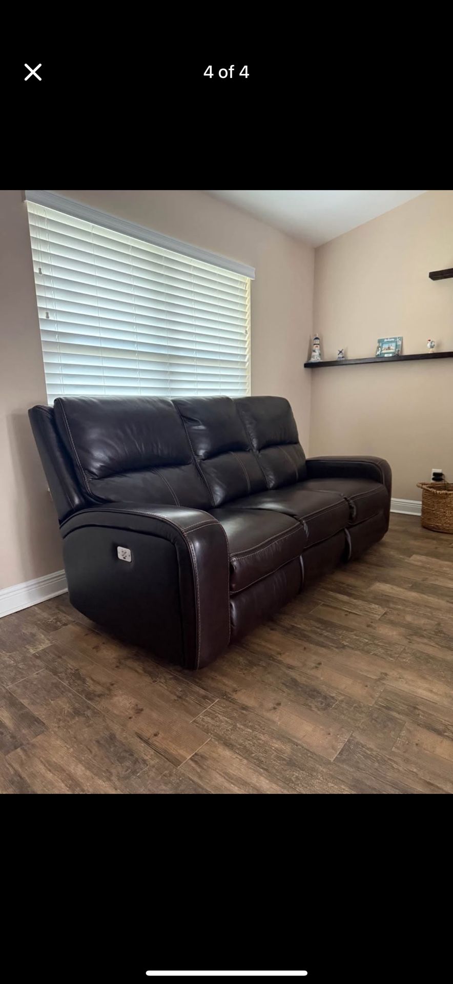 Italian Leather Sofa