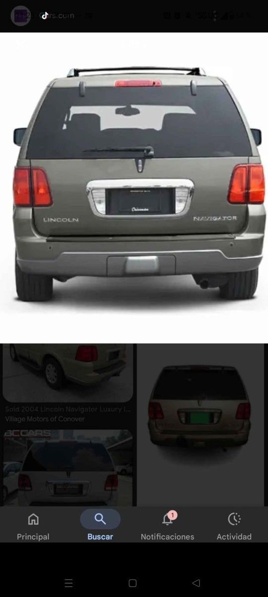 Lincoln nav break tail ligth