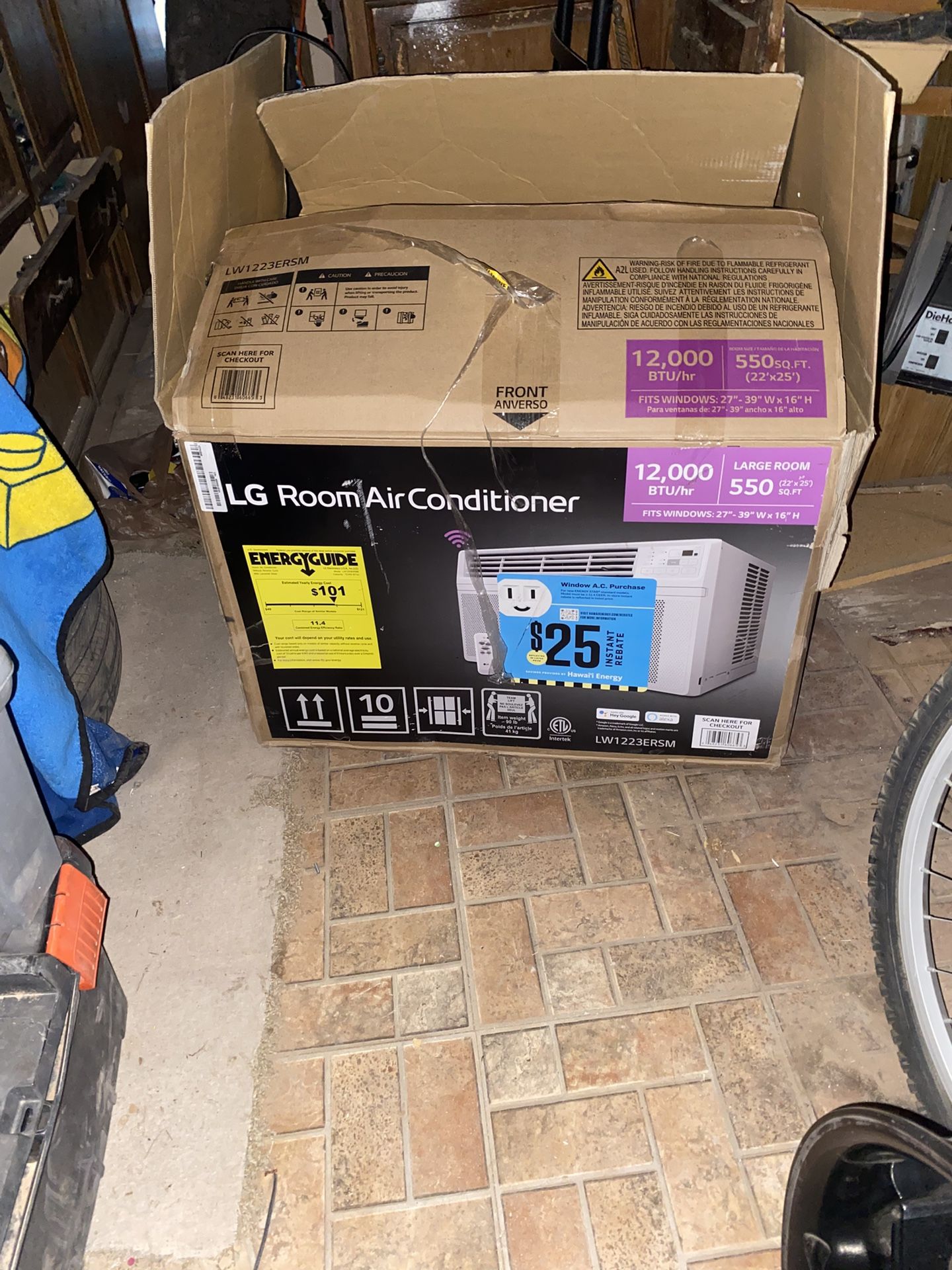 Window air Conditioner Ac Lg 12000 BTU