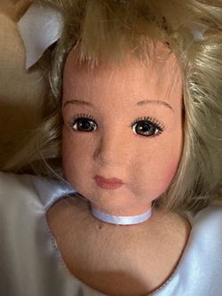 Beautiful 1996 Felt Doll Lenci "Bibija Classic"