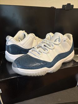 Jordan 11 Low Navy Snakeskin