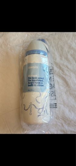 NEW Owala Freesip 24 oz Silk Ribbon Blue Bows Water Bottle