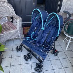Delta Children LX Side by Side Stroller, Night Sky