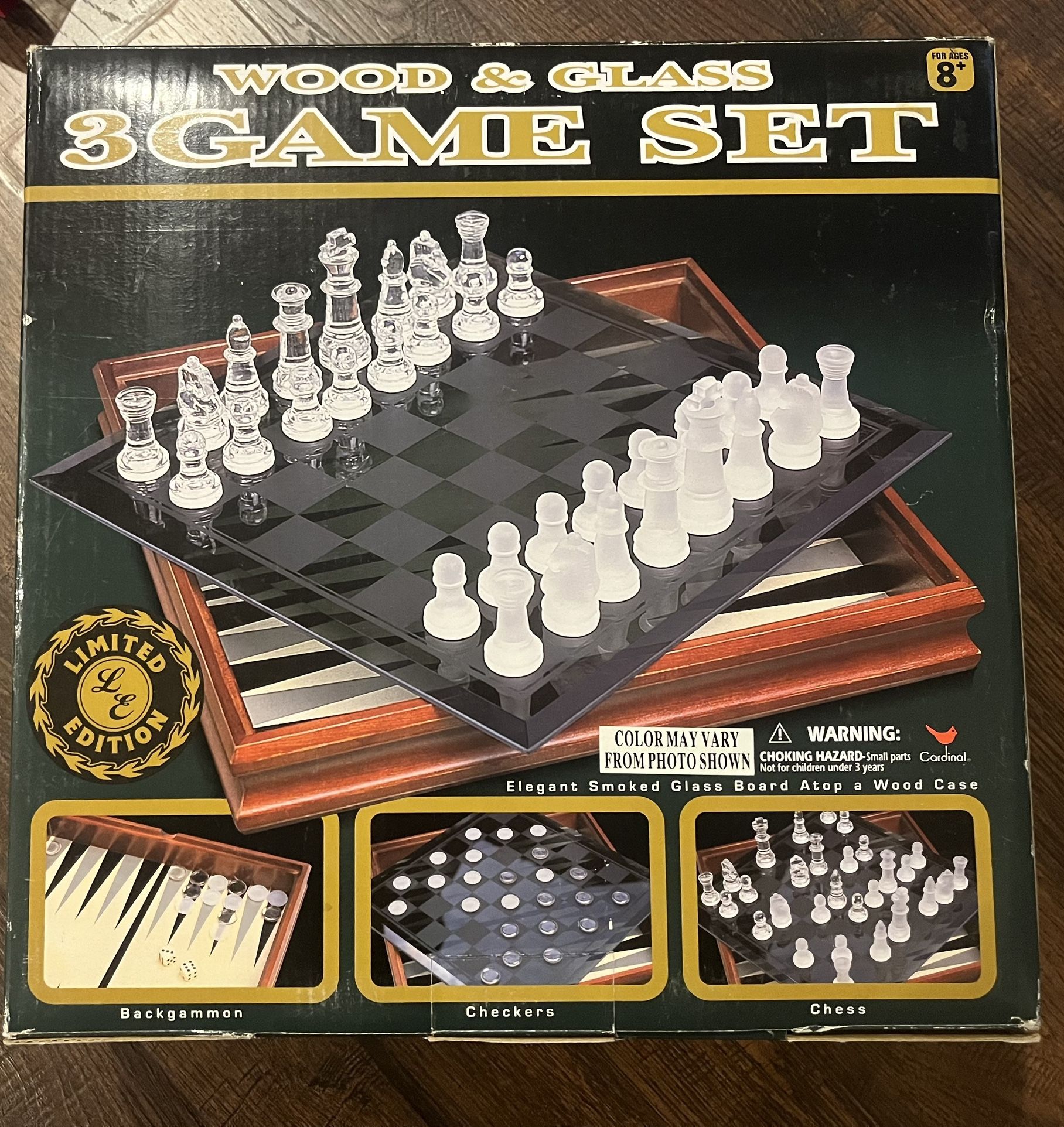Chess & Checkers 3 In 1 Game Set
