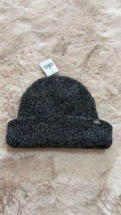 Alo Beanie - Black Marl - New - One Size