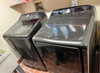 Samsung smart washer and dryer set