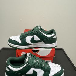 Size 8 Mens - Nike Dunk Low Michigan State Spartan Varsity Green (Great Cond)