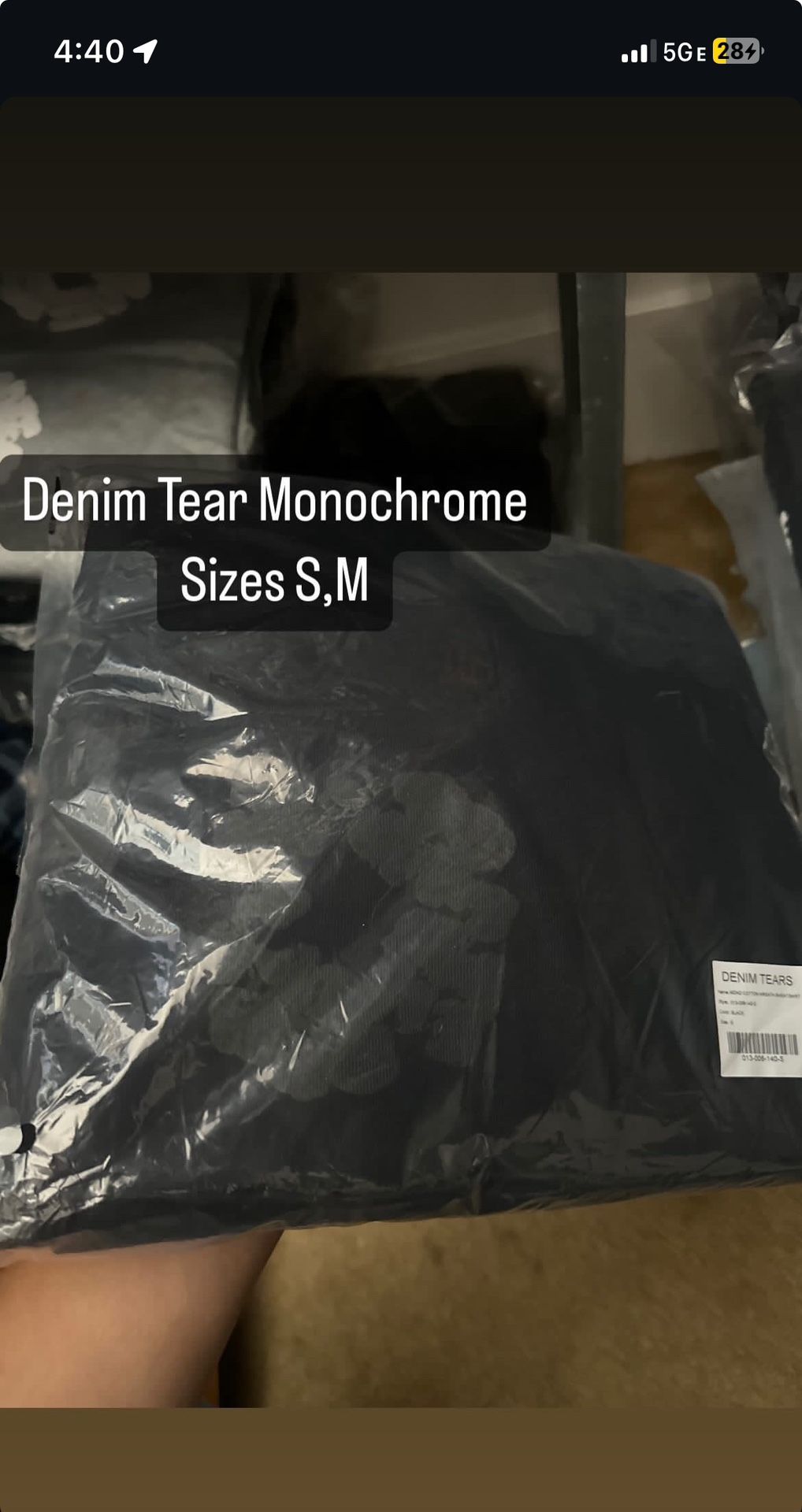 denim tear monochrome