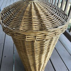 Wicker Hamper with Lid