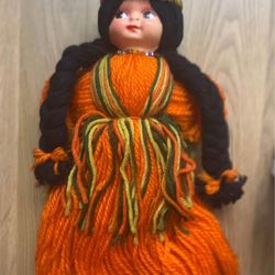 Vintage Yarn Doll