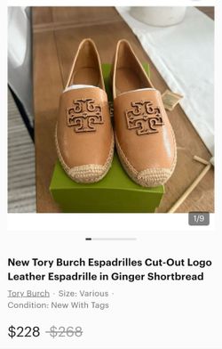 tory Burch elanor slip ins sz 7.5
