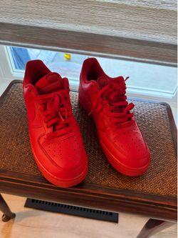 Nike Air Force 1 ’07 Triple Red Size 10